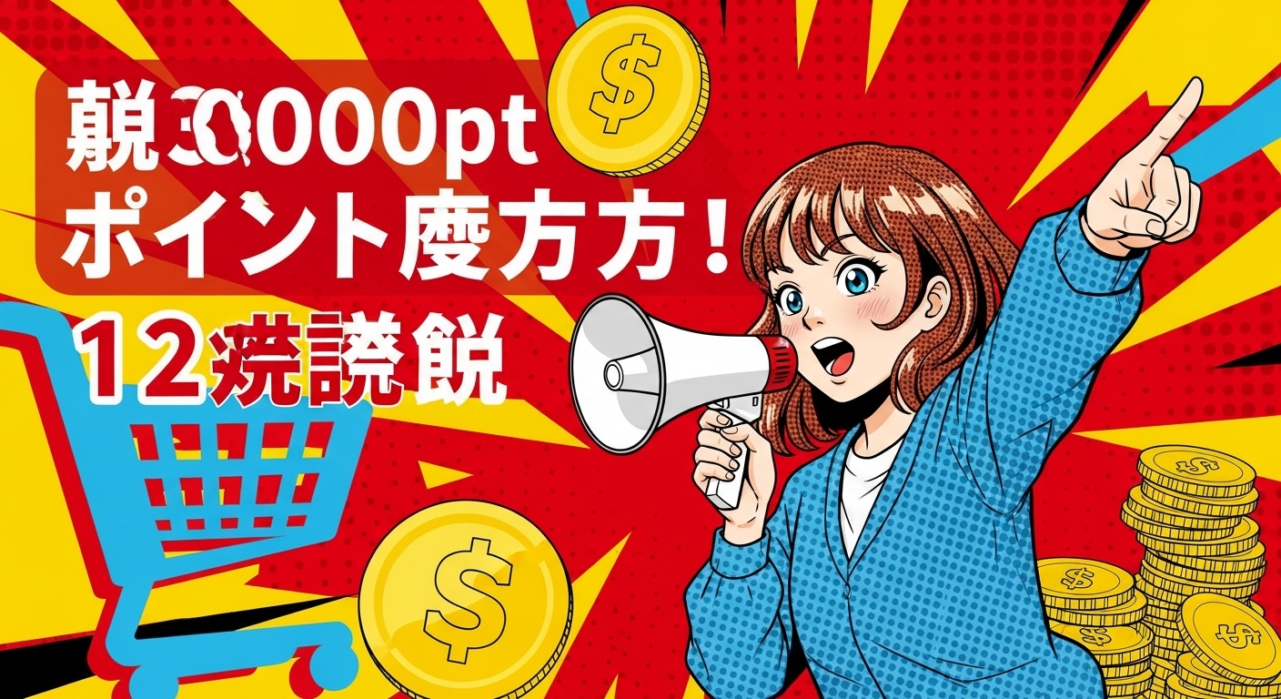 楽天マジ得フェスティバル30000pt獲得手順！12月終了キャンペーン解説