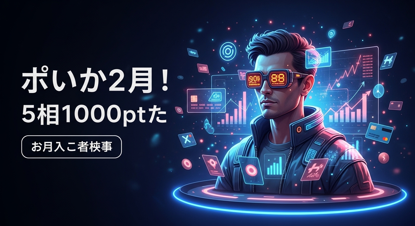 【神改定】三井住友カードBF第2弾！5万円で1000pt確保せよ