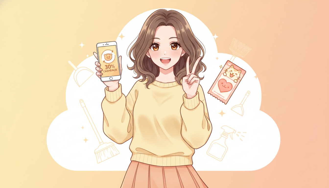 【12/31まで】PayPay花王30%還元×スクラッチくじ攻略法！大掃除をお得にする裏技