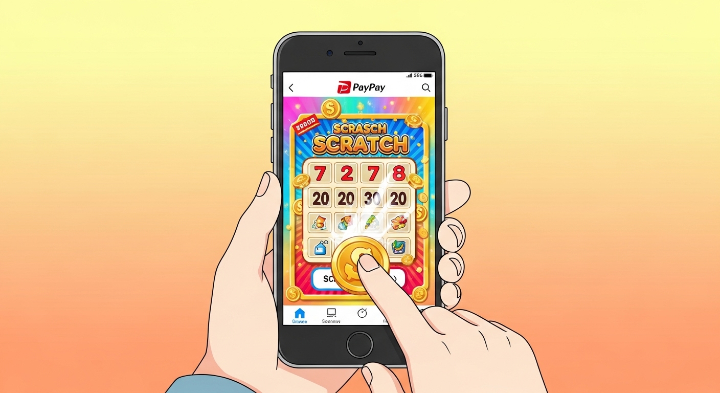 PayPayスクラッチくじ攻略2025冬！確率2倍設定と半額クーポン活用術