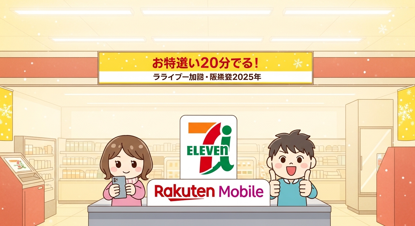 楽天ペイ20倍！セブン-イレブン×楽天モバイル最強キャンペーン攻略【2025年冬】