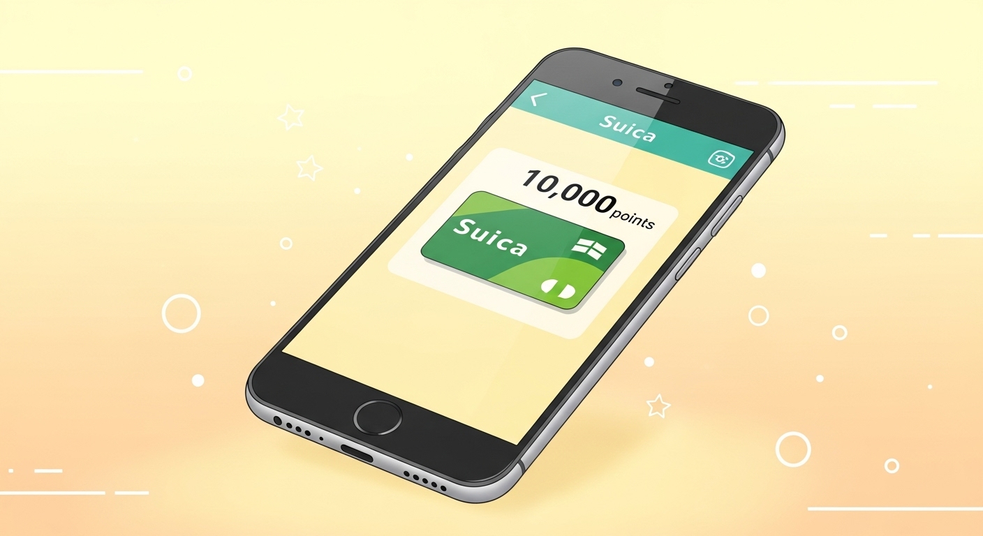 楽天ペイSuicaチャージで1万ポイント抽選キャンペーン！iPhone対応・1月末まで