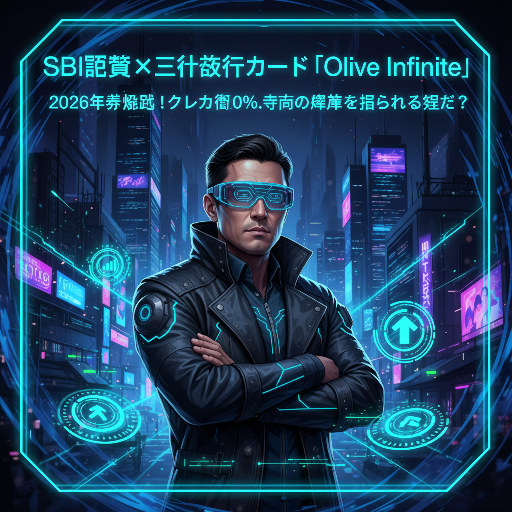 【2026年新NISA】Olive Infinite導入でクレカ積立最大6.0%へ！SBI証券×三井住友カードの最強戦略をマサルが断言