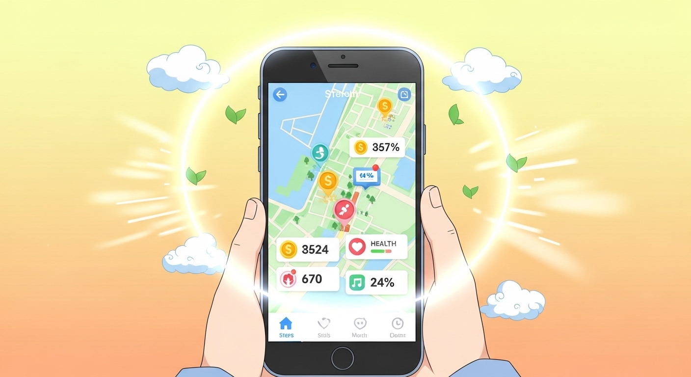 【2026年最新】歩いて稼ぐ！健康習慣が財産に変わる「ウェルネスポイ活」おすすめアプリ3選