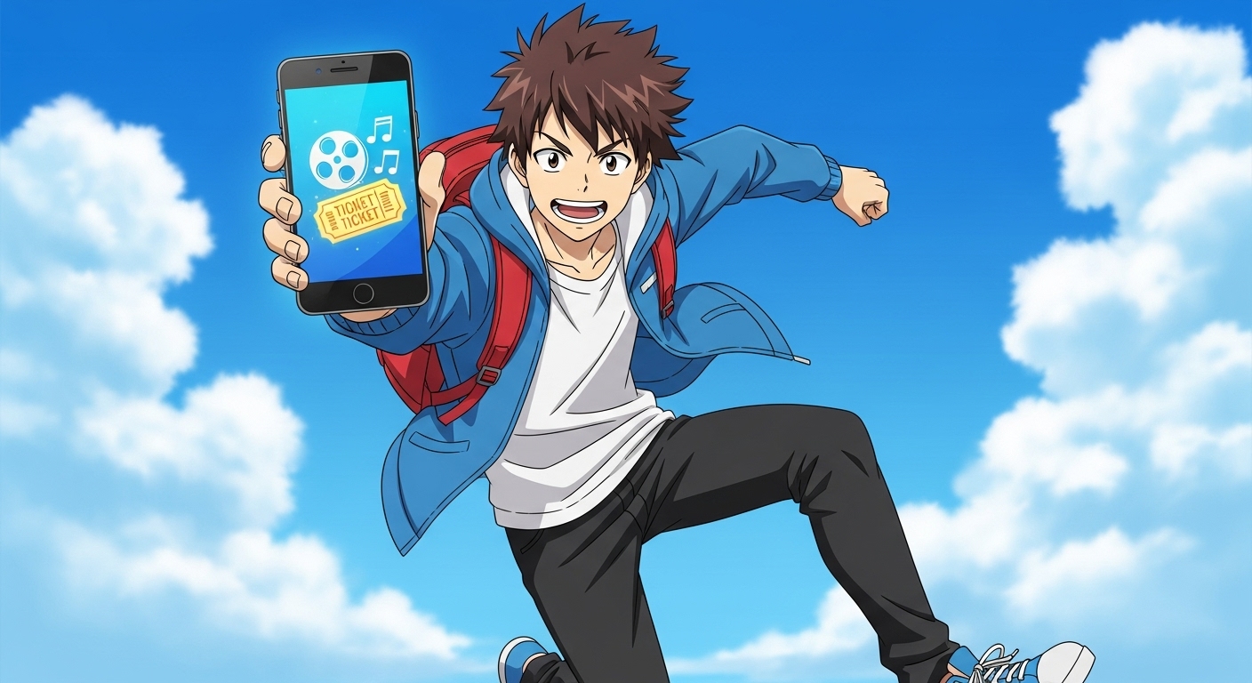 2026年エンタメ特化型ポイ活アプリで映画・音楽・ライブチケットが実質半額に！新人ケンタの体験談と先着限定ボーナス攻略法